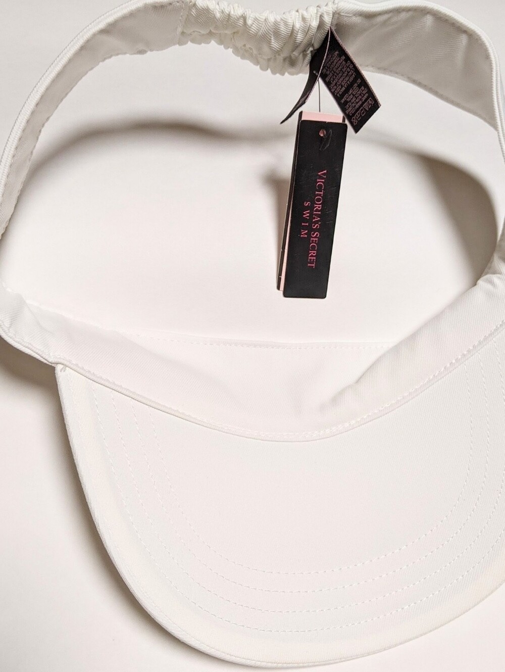 Nwt VS Swim OZ Visor White banded + Korean Sunglass No UV 99% brown + case tan - Picture 5 of 5